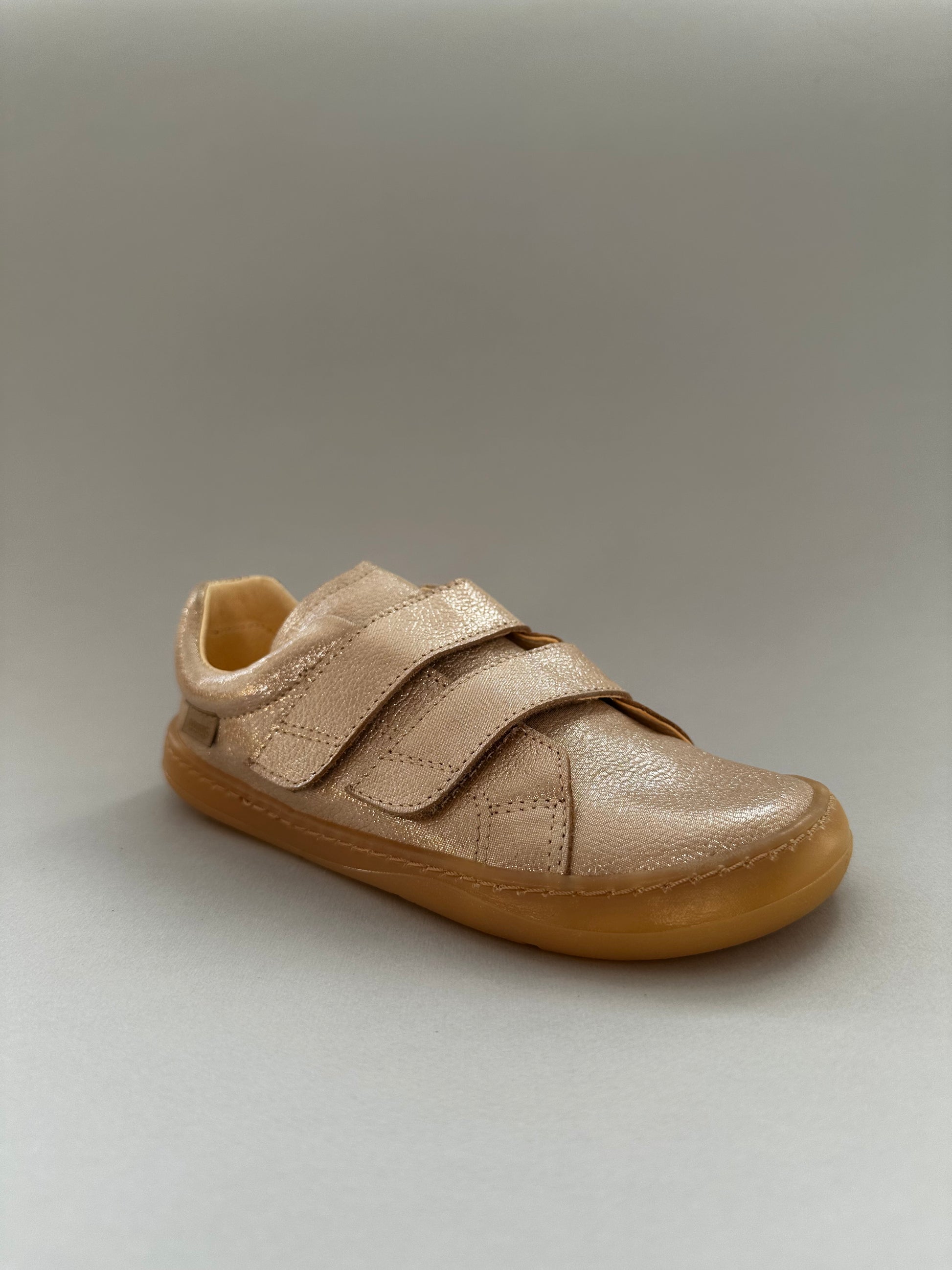Smart Flex Double Goldie kožne barefoot patike za decu zlatne 2 | Bosa Nona