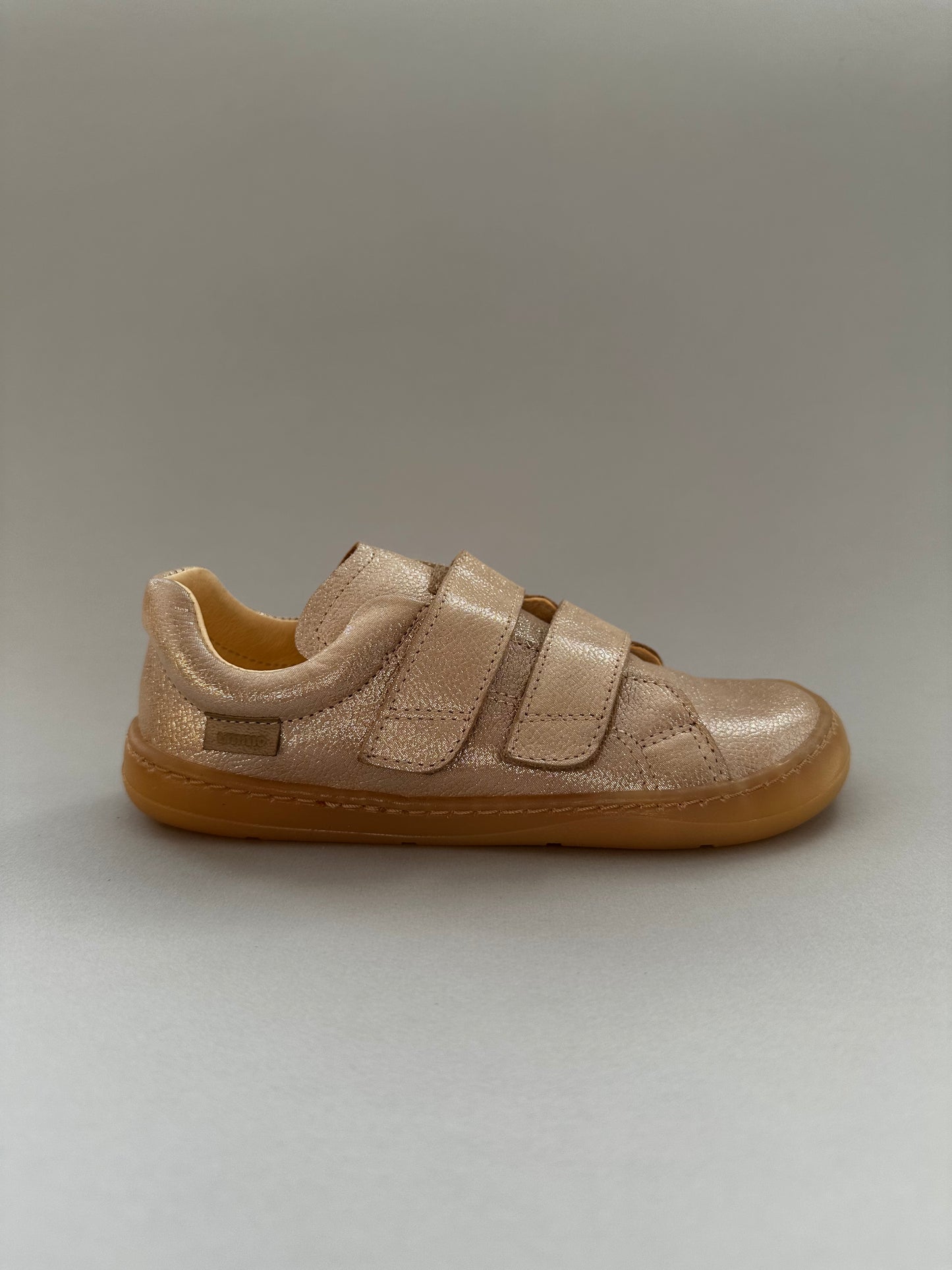 Smart Flex Double Goldie kožne barefoot patike za decu zlatne 1 | Bosa Nona
