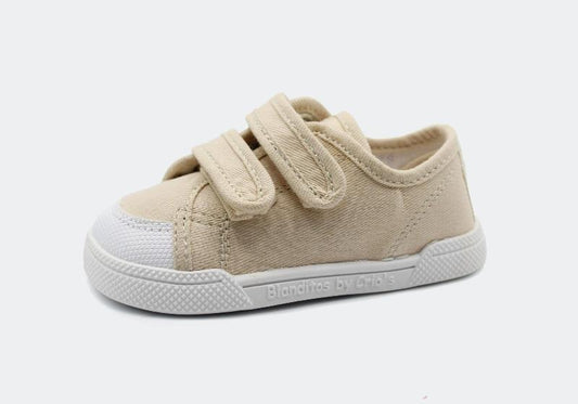 Coco platnene barefoot patike za decu bež 1 | Bosa Nona