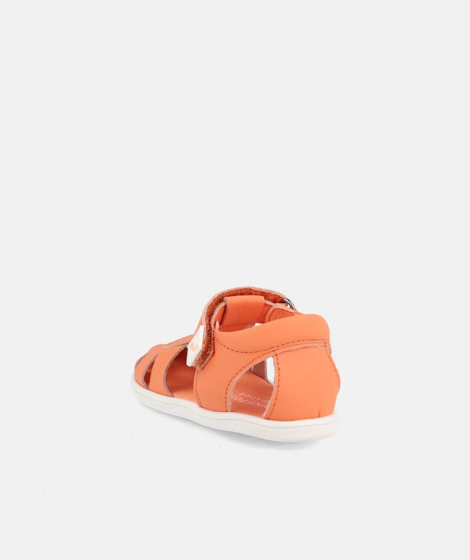 India barefoot kožne sandale narandžaste