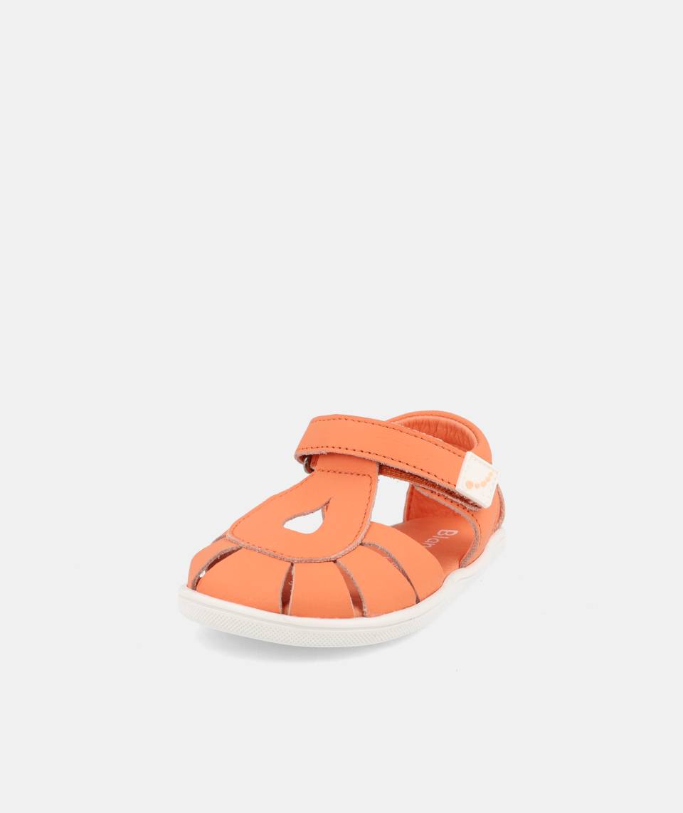 India barefoot kožne sandale narandžaste