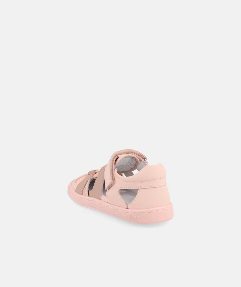 Jamaica barefoot kožne sandale roze