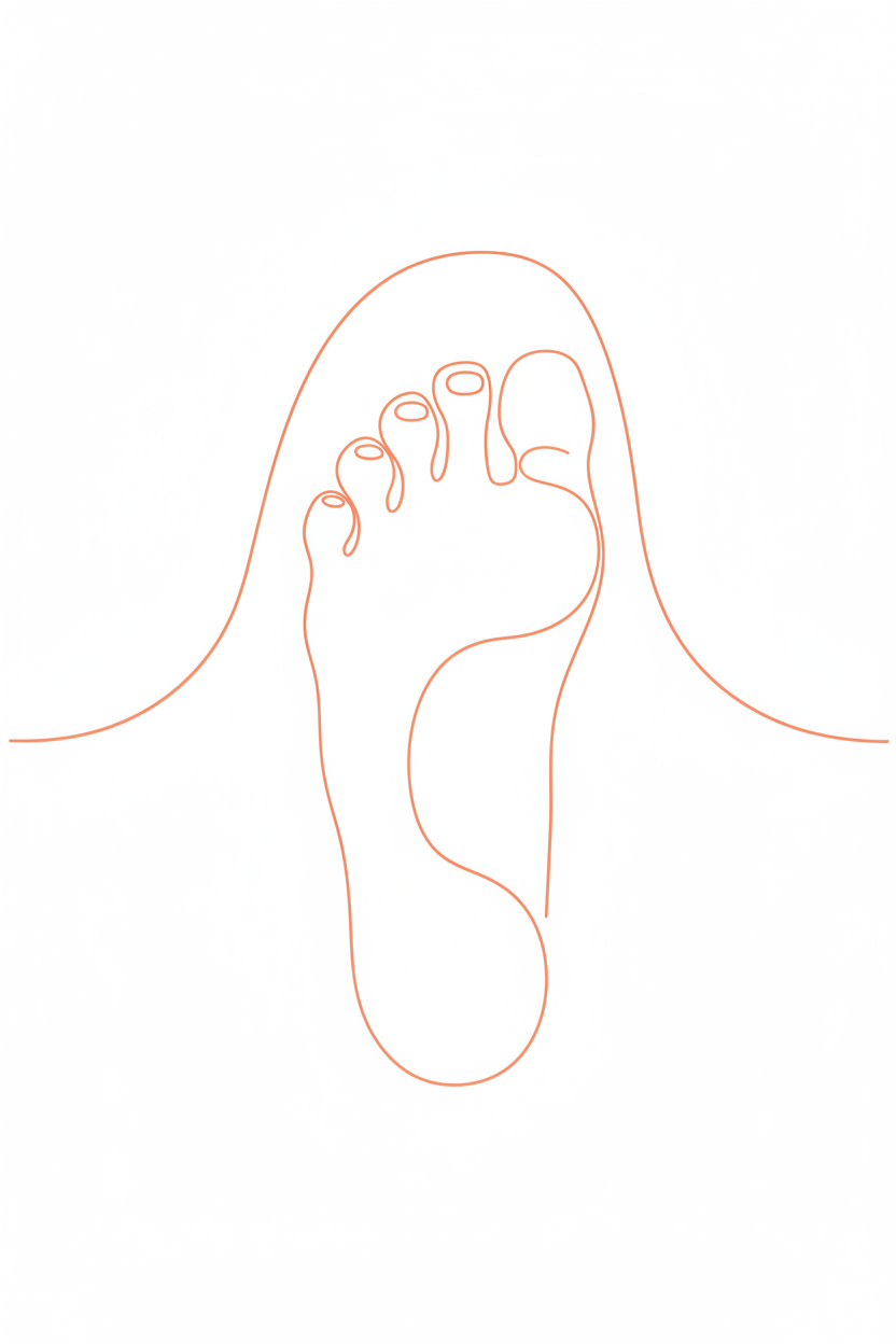 Wide Toe Box - barefoot stopalo uspravno